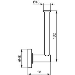 Ideal Standard IOM Náhradný držiak toaletného papiera A9132AA - galéria #1