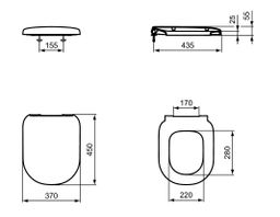 Ideal Standard Záchodová doska Playa J492901 - galéria #1