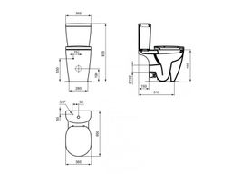 Ideal Standard Connect Freedom WC misa Plus 6 E607001 - galéria #1