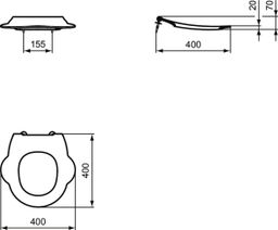 Ideal Standard Detské Záchodová doska Contour 21 S454201 - galéria #2