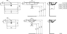Ideal Standard Nábytok Connect Umývadlo 84 cm E027901 - galéria #1