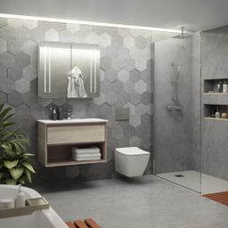 Ideal Standard Connect Air Skrinka pod umývadlo, 80x44x51,7 cm, dekor svetlé drevo E0827UK - galéria #4