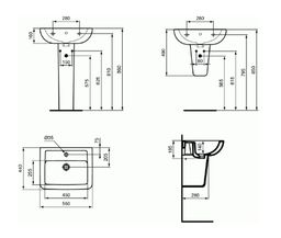 Ideal Standard Eurovit Plus Umývadlo 55x44 cm K284701 - galéria #1