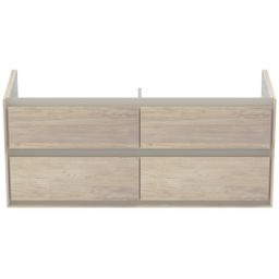 Ideal Standard Connect Air Dvojdrezová skrinka 120 cm, svetlá borovica E0822UK - galéria #2