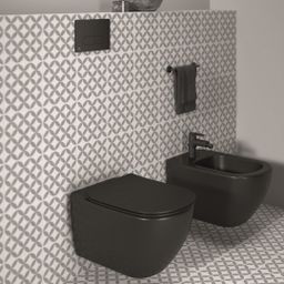 Ideal Standard Cerafine O Bidetová batéria s odpadom, čierna BC705XG - galéria #3