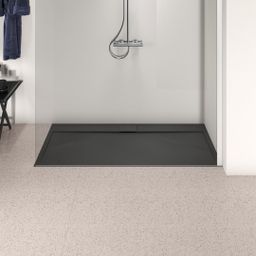 Ideal Standard i.Life Sprchová vanička liata 160 x 80 cm, hranatá čierna T5225FV - galéria #3