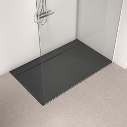 Ideal Standard i.Life Sprchová vanička liata 160 x 100 cm, hranatá čierna T5232FV - galéria #2