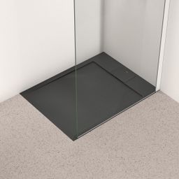 Ideal Standard i.Life Sprchová vanička liata 90 x 70 cm, hranatá čierna T5237FV - galéria #2