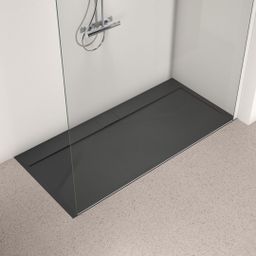 Ideal Standard i.Life Sprchová vanička 170 x 80 cm, hranatá čierna T5238FV - galéria #3