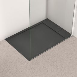 Ideal Standard i.Life Sprchová vanička liata 100 x 70 cm, hranatá čierna T5240FV - galéria #2