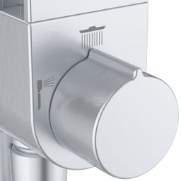 Ideal Standard ALU+ Sprchový systém Ceraflow s prepínačom, strieborný BD585SI - galéria #4