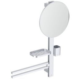 Ideal Standard ALU+ Kozmetické zrkadlo M, strieborné BD588SI - galéria #1