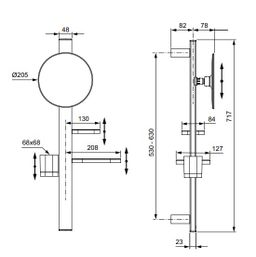 Ideal Standard ALU+ Kozmetické zrkadlo S, ružové BD589RO - galéria #3