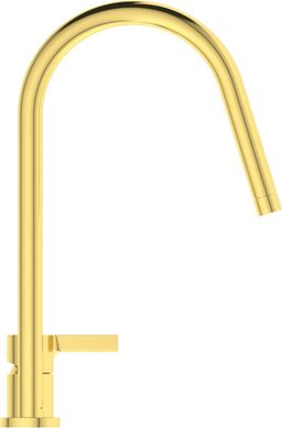 Ideal Standard Gusto Drezová batéria, 2-otvorová - Brúsené zlato BD422A2 - galéria #1
