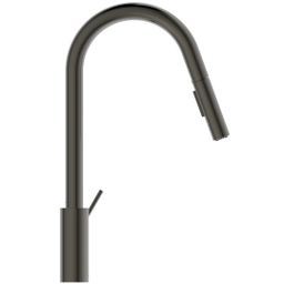 Ideal Standard Gusto Umývadlová batéria s výsuvnou sprchou, 2 polohy - Margnetic Grey BD416A5 - galéria #1