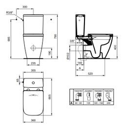 Ideal Standard i.life B WC kombi mísa Rimless s funkcí bidetu T537101 - galéria #5