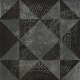 EBS Terracina dekor 22,3x22,3 black - galéria #4