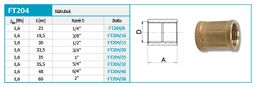 Novaservis Nástrčné hrdlo 1/2" FT204/15 - galéria #1