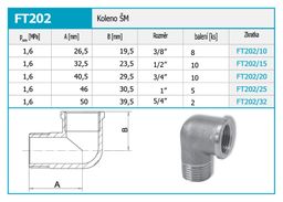 Novaservis SM 3" koleno FT202/50 - galéria #1