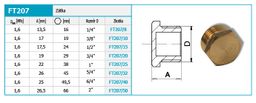 Novaservis Zástrčka 6/4" FT207/40 - galéria #1