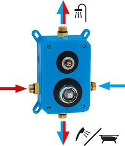 Novaservis Metalia 58 Sprchová batéria vrátane telesa, matná čierna BOX58051R,5 - galéria #1