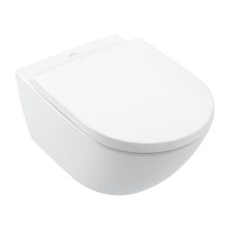 Villeroy & Boch Subway 3.0 Zavesné WC, TwistFlush, CeramicPlus, Stone White 4670T0RW