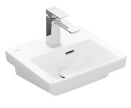 Villeroy&amp;Boch Subway 3.0 Umývadlo 37x30,5 cm s otvorom a prepadom, biele Alpin 43703701
