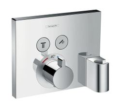 Hansgrohe Select Dvojcestná termoregulačná batéria s držiakom, bez telesa 15765000