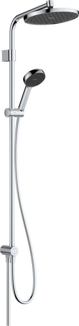 Hansgrohe Activera S Sprchový systém bez batérie, EcoSmart, chróm 28074000