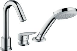 Hansgrohe Logis Trojotvorová batéria na okraj vane, chróm 71310000