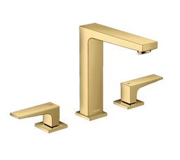Hansgrohe Metropol Trojotvorová umývadlová batéria 160, zlatá 32515990