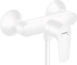 Hansgrohe Páková sprchová batéria Talis E, nástenná, matná biela, 71760700