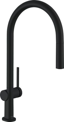 Hansgrohe Talis M54 Umývadlová batéria, stojánková batéria s výsuvnou výlevkou, sBox, matná čierna 72803670