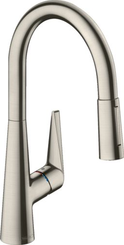 Hansgrohe Talis M51 Umývadlová batéria so sprchou, 2-polohová, nerezová oceľ 73851800