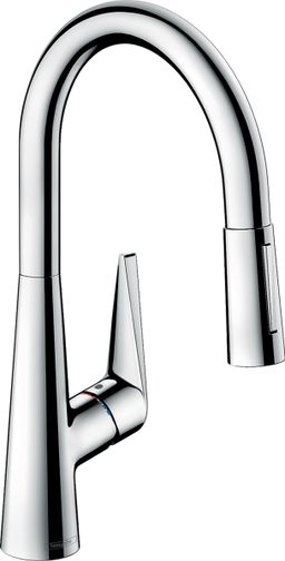 Hansgrohe Talis M51 Umývadlová batéria s vyťahovacou sprchou, EcoSmart, chróm 73876000