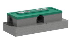 Hansgrohe uBox universal Základné teleso pre sprchové žľaby na montáž na rovnú plochu 01000180