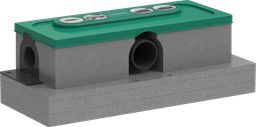Hansgrohe uBox universal Základné teleso pre štandardnú inštaláciu odtokového žľabu 01001180