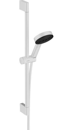 Hansgrohe Sprchový set Pulsify Select S so sprchovou tyčou 65 cm, Relaxation, biela podložka 24160700