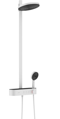 Hansgrohe Sprchový systém Pulsify S s termostatickou batériou, biely matný 24240700