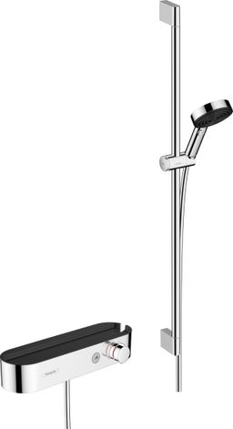 Hansgrohe Pulsify Select S Sprchový set s batériou a tyčou 95 cm, Relaxation, chróm 24270000