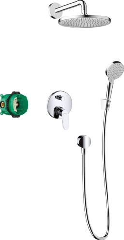 Hansgrohe Crometta S Sprchový systém so skrytou batériou, chróm 27958000