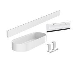 Hansgrohe Sprchový balíček Wallstoris, biela rohož 27967700