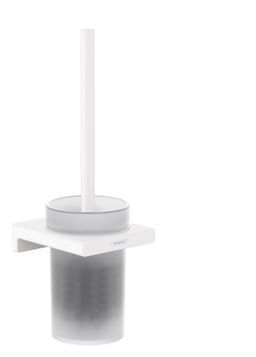 Hansgrohe Súprava na čistenie toaliet AddStoris, biela matná, 41752700