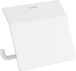 Hansgrohe AddStoris Držiak na toaletný papier s krytom, biely matný, 41753700