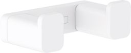 Hansgrohe AddStoris Dvojitý háčik, biely matný, 41755700