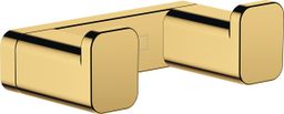 Hansgrohe AddStoris Dvojitý háčik, zlatý lesk, 41755990