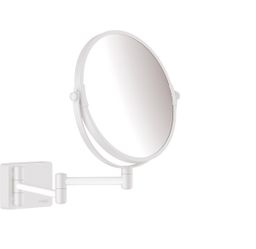 Hansgrohe Kozmetické zrkadlo AddStoris, biele matné, 41791700