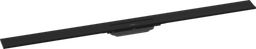 Hansgrohe RainDrain Flex Sprchový žľab 120 cm, na stenu, matná čierna 56054670