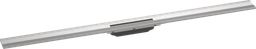 Hansgrohe RainDrain Flex Sprchový žľab 120 cm, na stenu, kartáčovaná nehrdzavejúca oceľ 56054800
