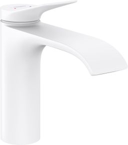 Hansgrohe Vivenis Umývadlová batéria s pákou a odtokom, matná biela 75020700